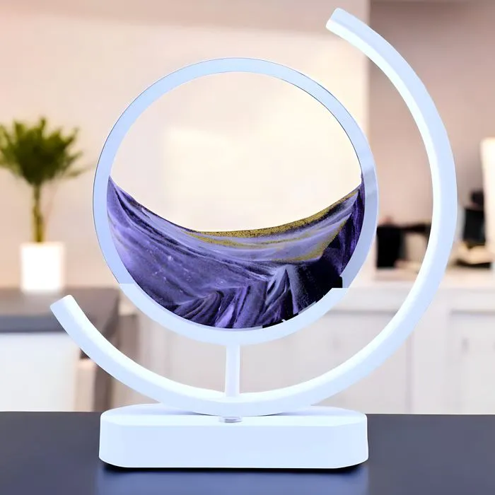 Lampe "Éclat de Dune" Violette