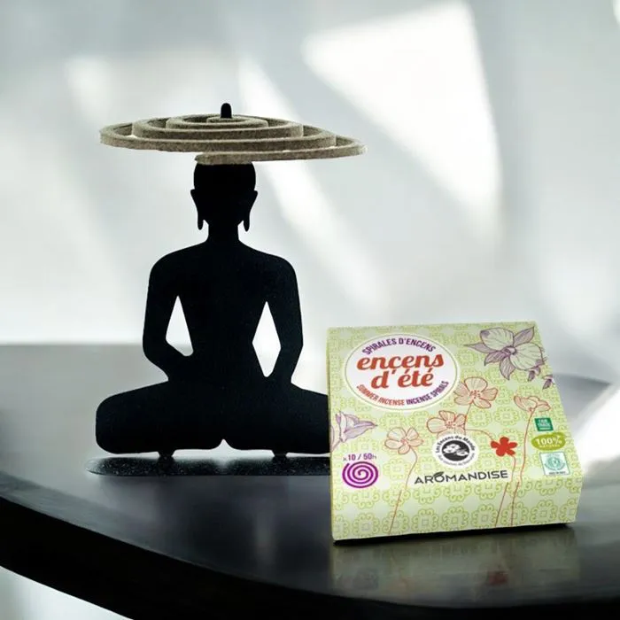 Porte Encens Bouddha pour Spirales d'été