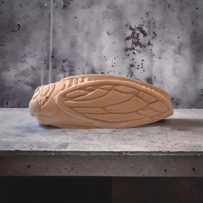Diffuseur Cigale en plâtre couleur Abricot