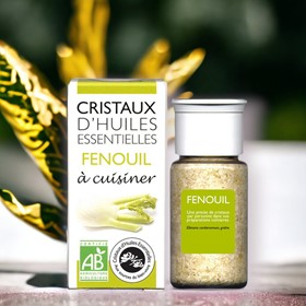 Cristaux d’HE Plante Aromatique Fenouil Bio 1