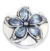 Clip Lotus Bleu 18 mm 1