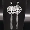 Boucles d’Oreilles Arbre de Vie Chaînes 1