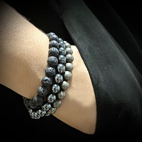 Bracelet Essentiel «Aura» Pyrite 5