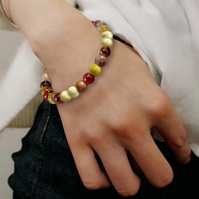 Bracelet Essentiel «Courage» Jaspe Mookaite 3