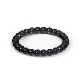 Bracelet Essentiel «Ancrage» Onyx noir 8 mm 1