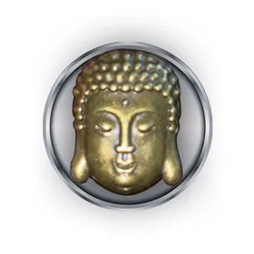 Clip Bouddha Doré 18 mm 2