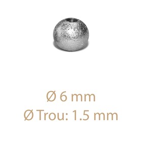Sachet de 4 perles Diamant Ø 6 mm 2