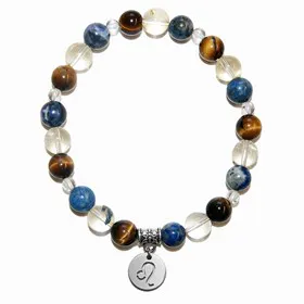 Bracelet Litho'Zodiac Lion - perles de 8 mm 1