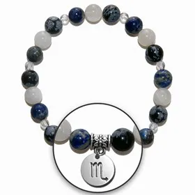 Bracelet Litho'Zodiac Scorpion - perles de 6 mm 2