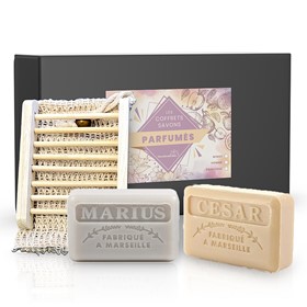 Coffret Savonnettes Marseillaises "Homme"  1