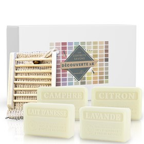 Coffret "4 Savonnettes Marseillaises Naturelles" 1