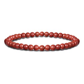 Bracelet Bohème «Energie» Jaspe Rouge 4 mm 1