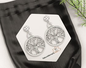Boucles d'Oreilles "Renaissance" Arbre de Vie 2