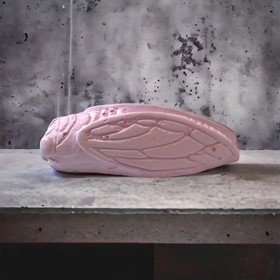 Diffuseur Cigale en plâtre couleur Rose 1