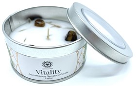 Bougie 'Vitalité' Oeil Tigre & Gingembre 70g 1