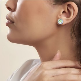 Boucles d'Oreilles Aroma "Lotus" 2