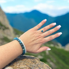 Bague "Éclat Précieux" Apatite 4