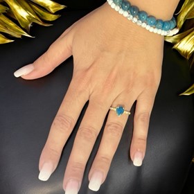 Bague "Éclat Précieux" Apatite 2