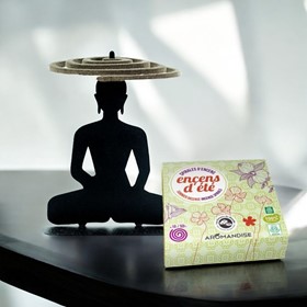 Porte Encens Bouddha pour Spirales d'été 1