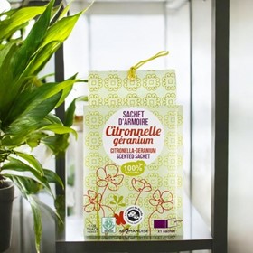 Sachet d'été Voiture Citronnelle Géranium 1