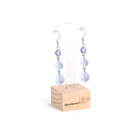 Boucles d'oreilles "Performance" Howlite 1