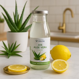 Jus Aloe vera bio à boire aromatisé au citron  1