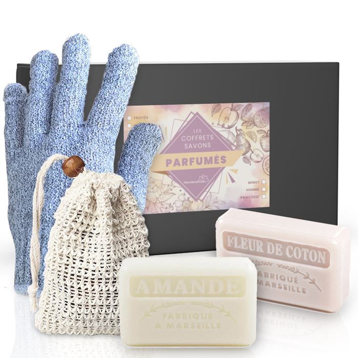 Coffret Savonnettes Marseillaises "Douceur"