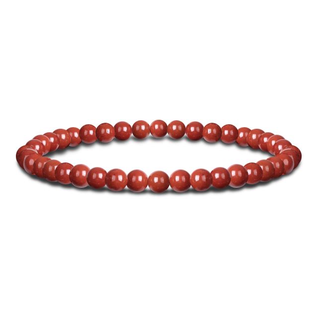 Bracelet Bohème «Energie» Jaspe Rouge 4 mm