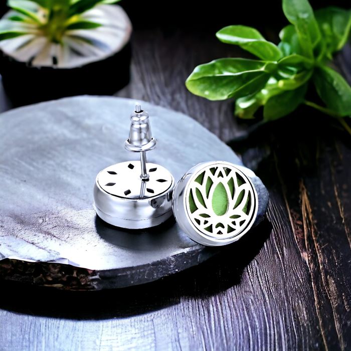 Boucles d'Oreilles Aroma "Lotus"