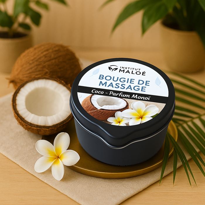 Bougie de massage Coco Monoï